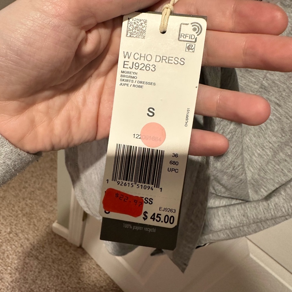 adidas Gray Midi Dress - Picture 3 of 3